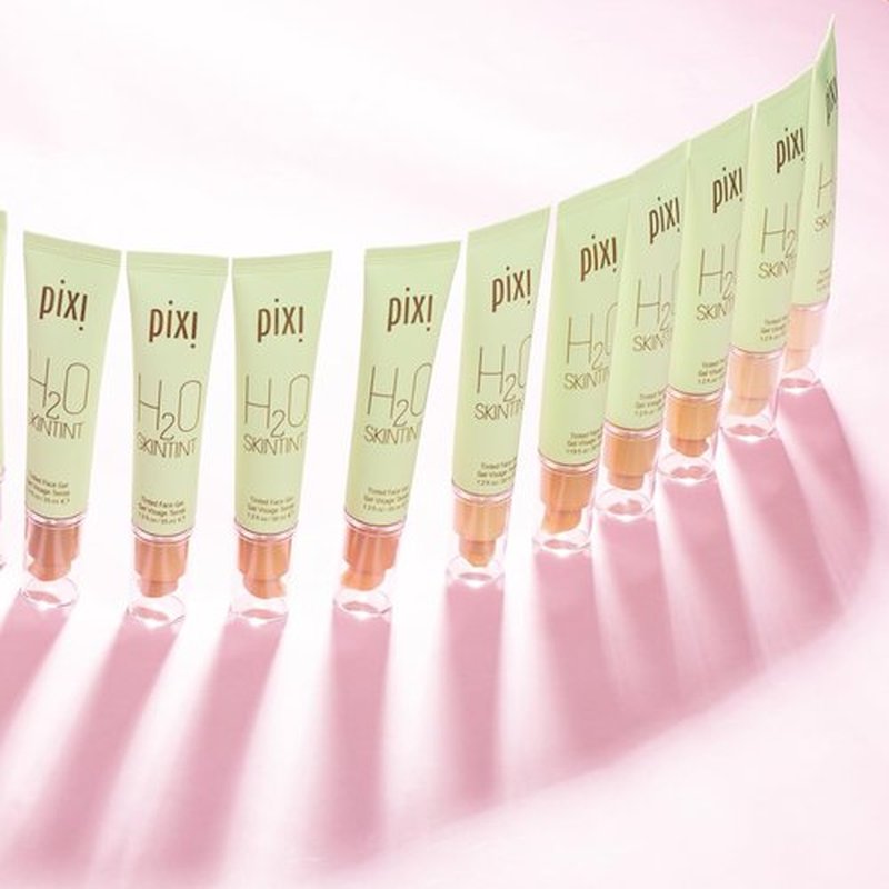 Pixi H2O SkinTint | Tinted Gel Moisturizer | Lightweight, Hydrating & Water-Resistant | Evens Tone & Reduces Redness | Beige | 1.2 fl oz/35 ml