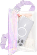 Case-Mate Waterproof Phone Pouch - IP68 Triple Seal Protection, Adjustable Strap | Iridescent for iPhone 17 Pro Max & More