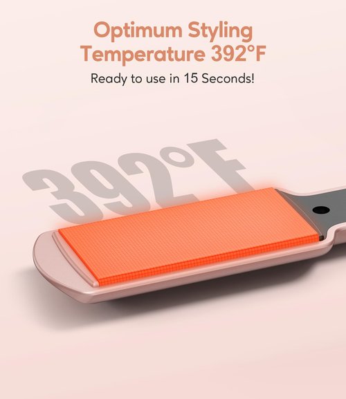 Farery Mini Hair Straightener - 1.5 Inch Ceramic Flat Iron with Argan Oil, Fast Heat & Travel Bag