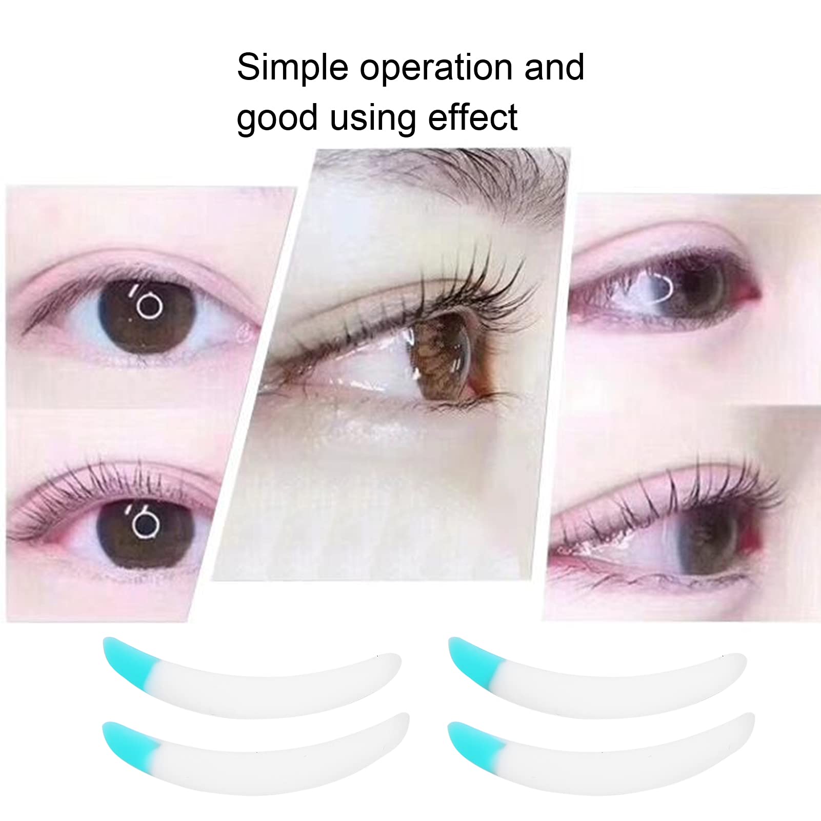 5 Pairs Eyelash Perming Pads Eyelash Perming Curler Pads Kit Silicone Eyelash Perming Pad Eyelashes Pads Soft Eyelashes Curler Tool