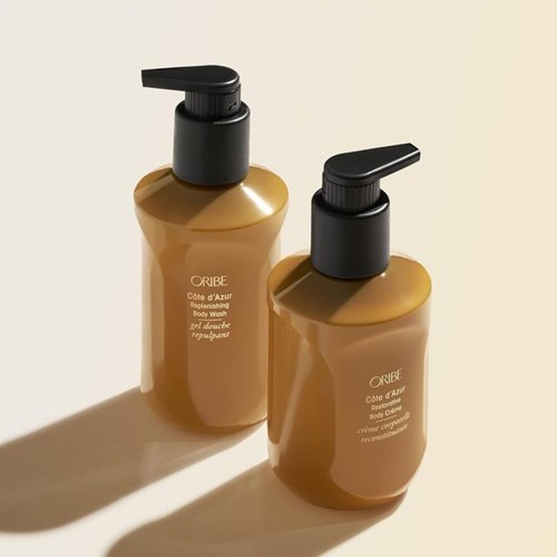 Oribe Cote d'Azur Body Wash & Body Crème Duo - Luxurious Hydration for Soft, Radiant Skin