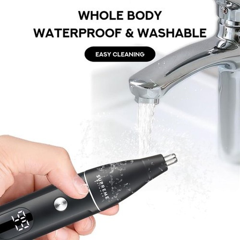 Supreme Trimmer - All-in-One Waterproof Multigroomer for Men | Rechargeable Beard, Body & Nose Hair Kit | SMG3030