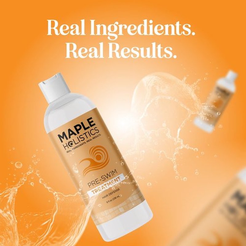 Pre Swim Chlorine Hair Protection Treatment - Protects Against Dryness & Color Fading | 8 Fl Oz