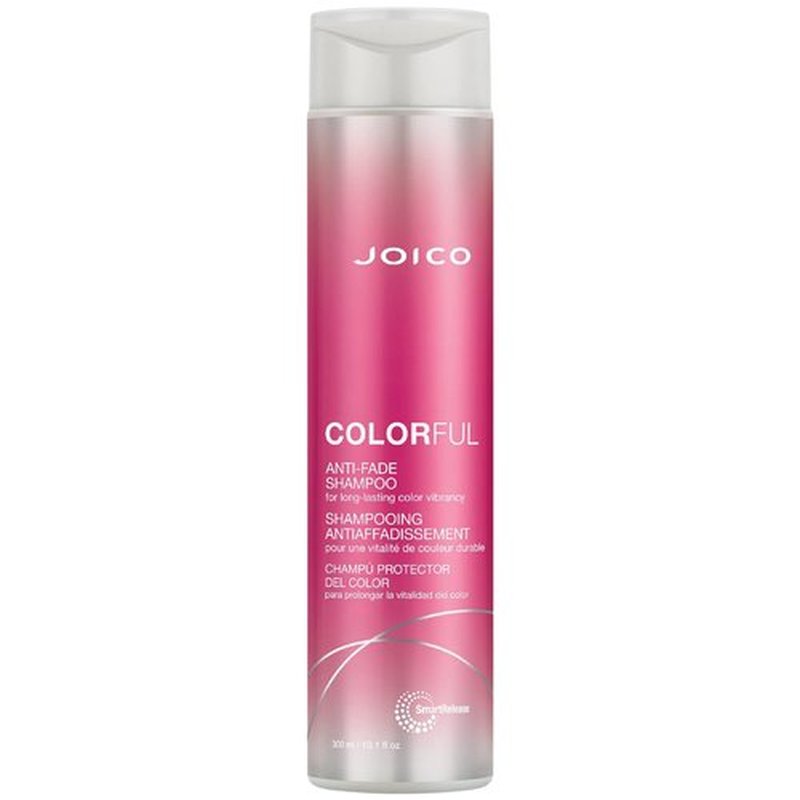 Joico Colorful Anti-Fade Shampoo - Preserve Vibrancy for Color-Treated Hair | Sulfate-Free Formula with Camellia Oil & Pomegranate Extract