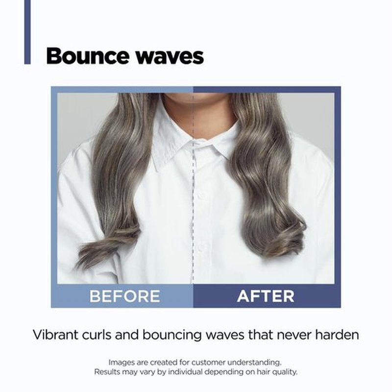 AMOS PROFESSIONAL Curling Essence 2X Bouncy Wave 5 fl oz – Korean Hair Essence for Wavy & Curly Hair, Frizz Control Styling Gel with Soft Hold, Curl Definition, Non-Sticky Finish