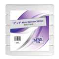 500 Pack Non-Woven Wax Strips for Hair Removal – Pre-Cut 3" x 9" Esthetician Waxing Strips for Legs, Arms & Body – Soft, Tear-Resistant, Residue-Free