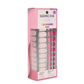 Dashing Diva Gloss Nail Strips 5-in-1 Kit - Best of Pinks - UV Free, Chip Resistant, Long Lasting Gel Nail Stickers - Contains 110 wraps, 5 prep pads, 2 nail files