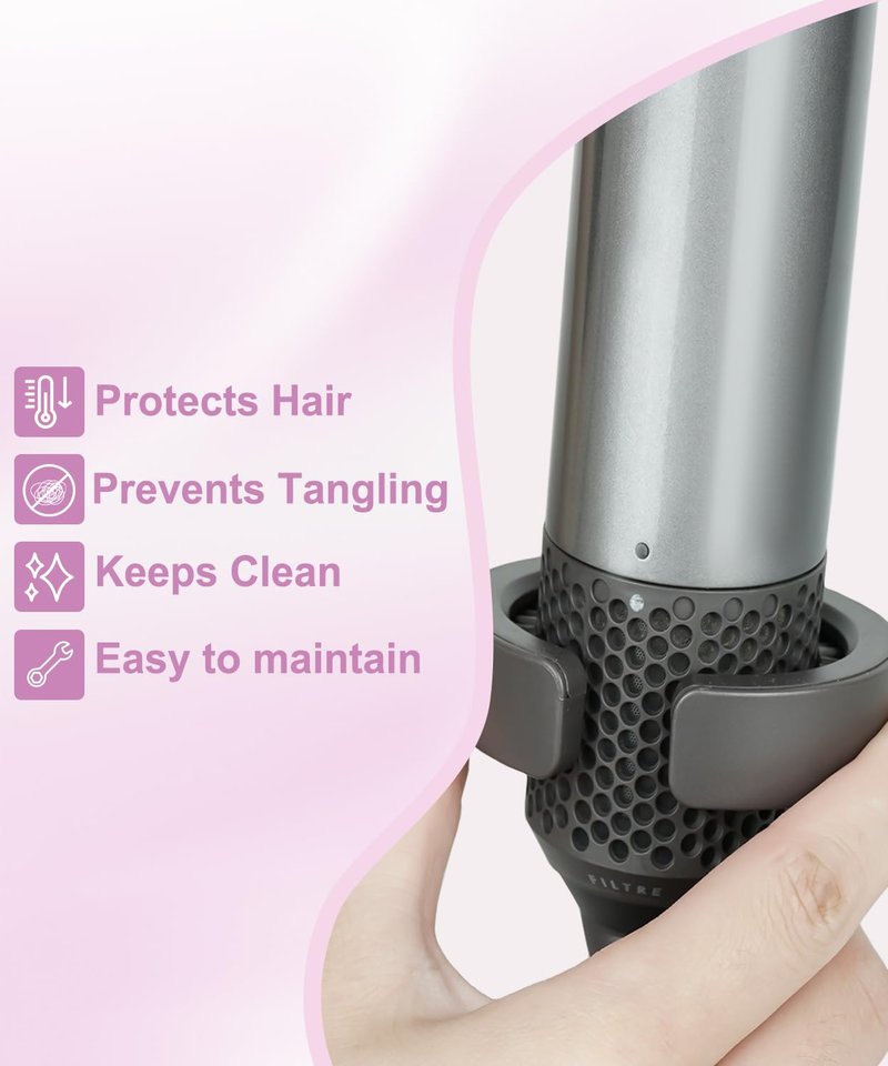 YTCHYYSK Outer Filter Cage Cover Replacement and Cleaning Brush for Dyson Airwrap HS01 HS05 Strainer Magnetic Filter Cover Part no. 969758-06 NO.969760-01