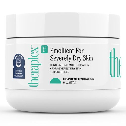Theraplex Emollient Cream for Dry Skin - Dermatologist Recommended, Fragrance-Free, 6 Oz