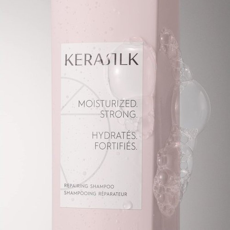 KERASILK Repairing Shampoo |Deeply Nourishes & Moisturizes | Reduces Breakage & Prevents Further Damage | For Dry, Stressed & Damaged Hair | Ideal For Various Hair Types & Textures | 250ml