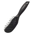 FIXBODY Curved Vent Hair Brush - Detangling & Blow Drying Tool for Short Thick Hair | Unisex, Black