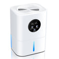 Dehumidifier,37 OZ Small Quiet Dehumidifiers with Auto Shut Off,7 Colors LED Light,Digital Display,Sleep Modes,Intelligent Remote Control for Home (1000 sq.ft),Bathroom,Bedroom, Basement (White)