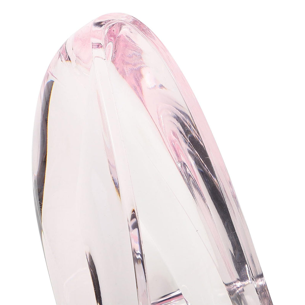 4pcs Princess High Heel Shoe Statue Wedding Heels Table Decorations Clear Christmas Ornaments Princess Inspired Crystal High Heel Collectible Mini Princess Shoes Glass Acrylic