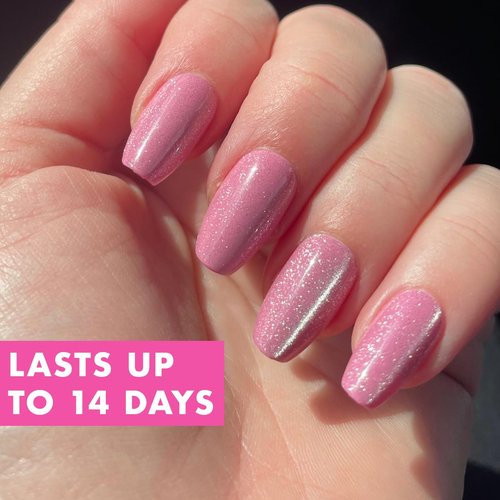 Olive & June Press-On Nails - Maximalist Instant Mani | 42 Non-Toxic, Long-Lasting Nails | Medium Coffin in Rose Velvet