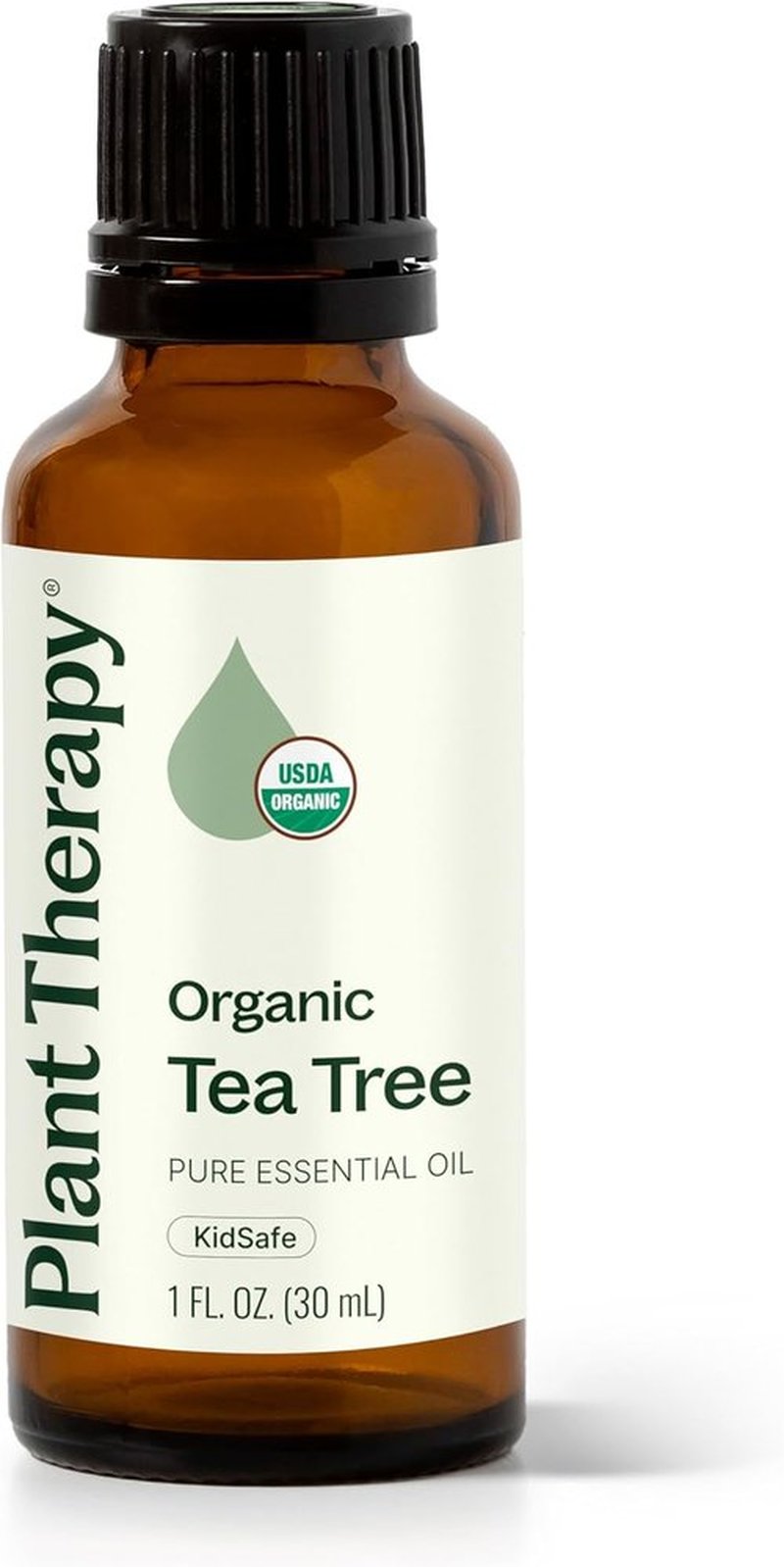 Plant Therapy Organic Tea Tree Oil - 100% Pure & USDA Certified Organic - Therapeutic Grade 30 mL (1 oz)