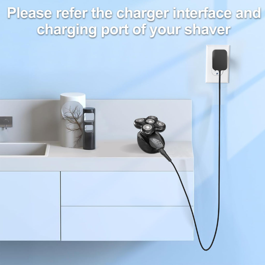 Charger Compatible with Remington Shaver Charger PA-0510N, 5V for HC5870 HC4250 PF7500 PF7600 PG6250 PG6255 PG6170 PG6171 XR7000 XF8550 XF8700 XR1400 XR1430 HC5950