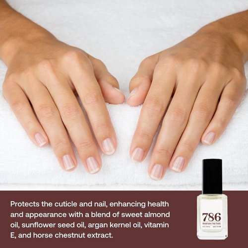 786 Cosmetics Almond and Ginseng Cuticle Oil - Nail Care, Cuticle Softener, Nail Protection, Moisturizes Dry Cuticles, Nail Treatment