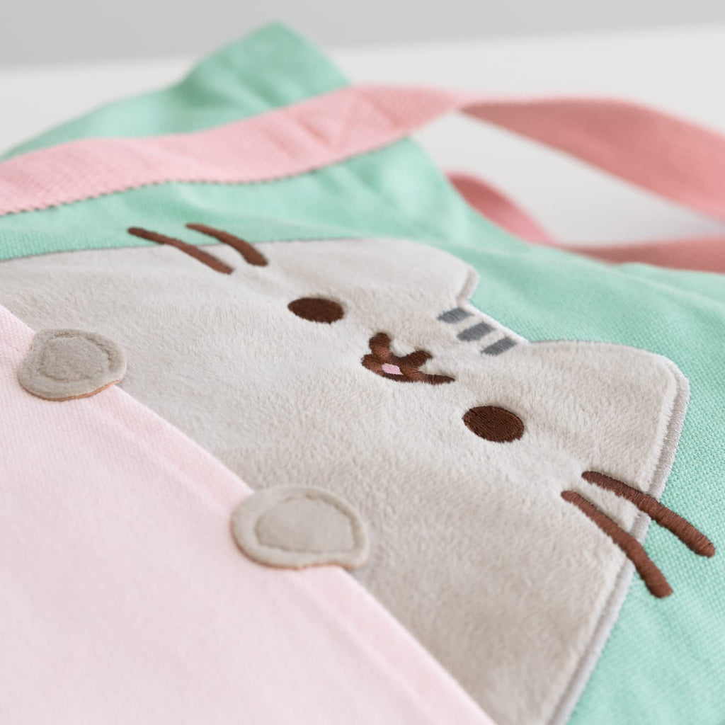 Grupo Erik Official Pusheen Tote Bag - 14x16x2 Inches - Canvas Shopping Gift Bag - Cute Pusheen Merchandise
