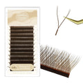 NATUHANA YY Lash Extensions 0.07 L/M Curl 8-14mm Mix Premade Fan 4D Y Brown