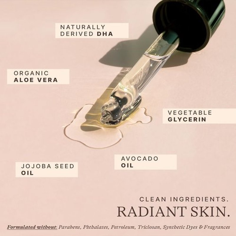 Skiennix Self Tanning Drops for Face - Organic Ultra Dark Formula for Natural Glow | USA Made, Cruelty-Free