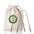 Nature's Own Tongue Scraper - Stainless Steel Oral Care Tool for Fresh Breath | Pack of 2
