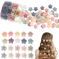 110 pcs Mini Hair Clips Colorful Hair Accessories Matte Claw Clips Star/Flower/Butterfly Hair Clips for Girls and Women 90s Y2K