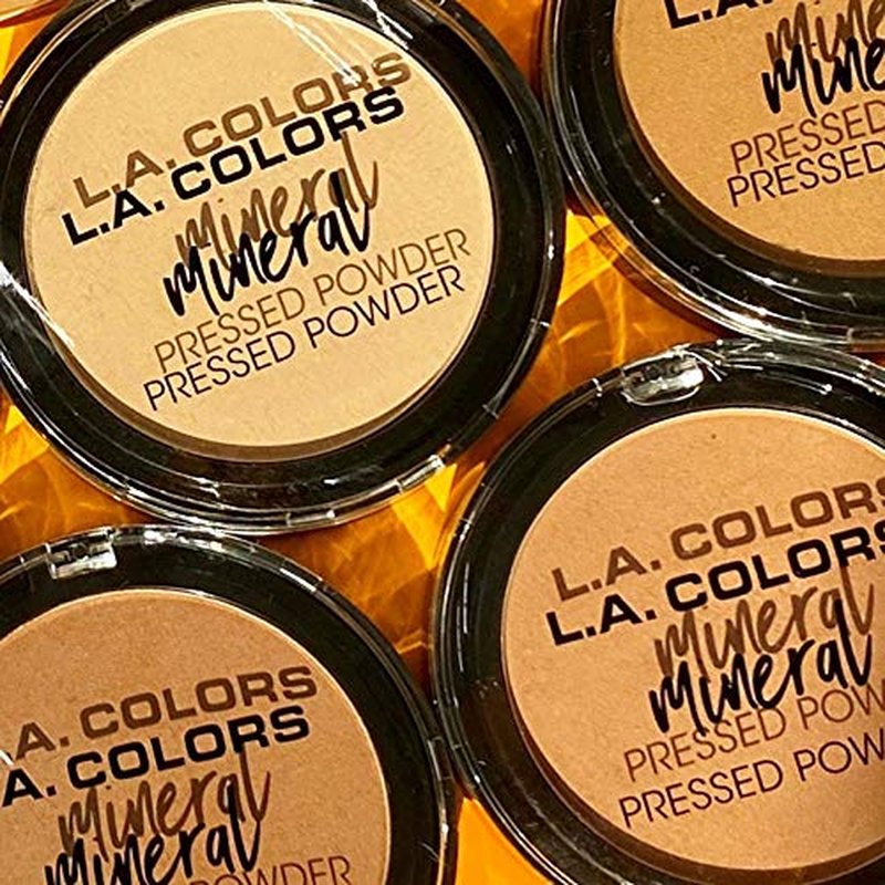 L.A. COLORS Mineral Pressed Powder, Fair, 0.26 Ounce (0081555793722) (Pack of 2)