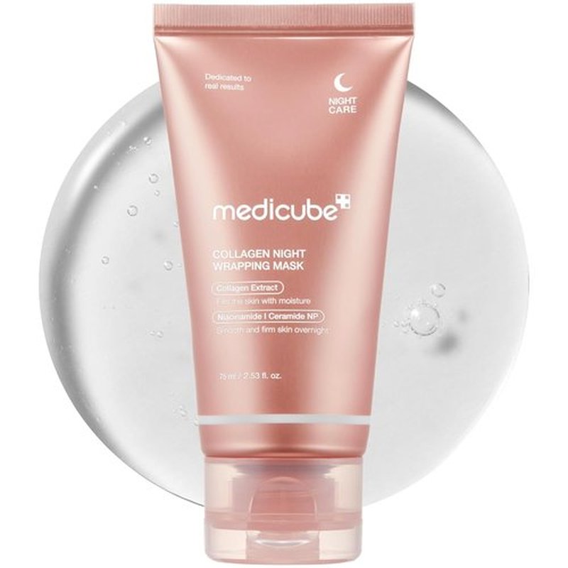 Medicube Collagen Wrapping Mask - Overnight Peel Off Facial Mask for Elasticity & Hydration | 2.53 fl. oz.