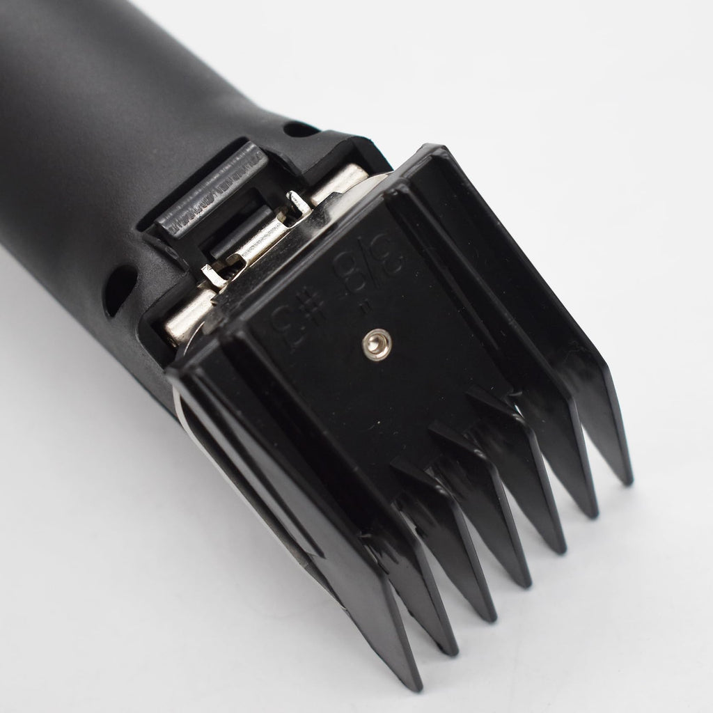 Professional A5 Style Animal Hair Clipper Attachment Guard Guide Cutting Combs 76926-900, Compatible with Oster Classic 76 A5 Andis AG BG Wahl KM Pet Groomers (Black, #3-3/8")