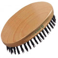 Kent V22 Vegan Boar Bristle Hair Brush and Beard Brush for Men, Eco Friendly Wave Brush and Travel Brush for Smoothing Hair and Taming Beards (8.5")