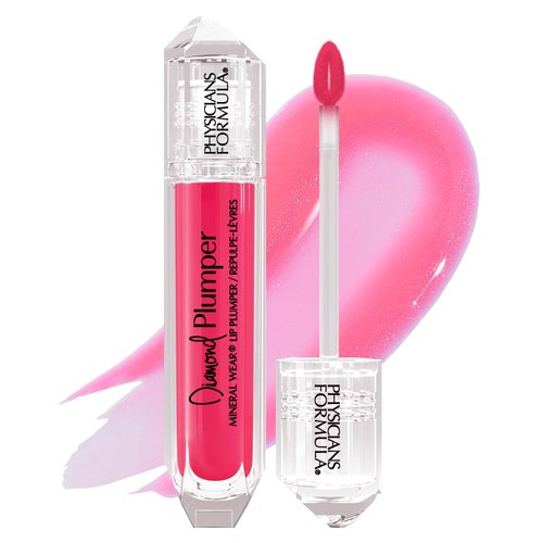 Physicians Formula Diamond Lip Plumper Gloss - Dermatologist Tested, Radiant Pink Shade