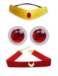 4Pcs Moon Hair Clips Accessories Headband Headwear set