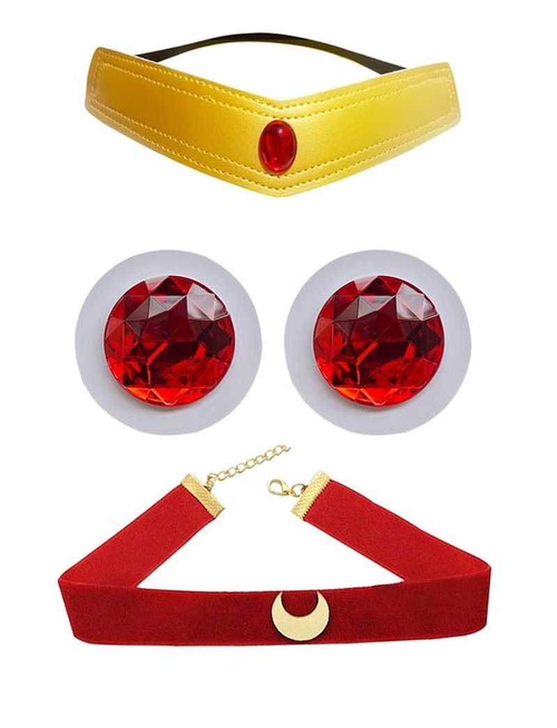 4Pcs Moon Hair Clips Accessories Headband Headwear set