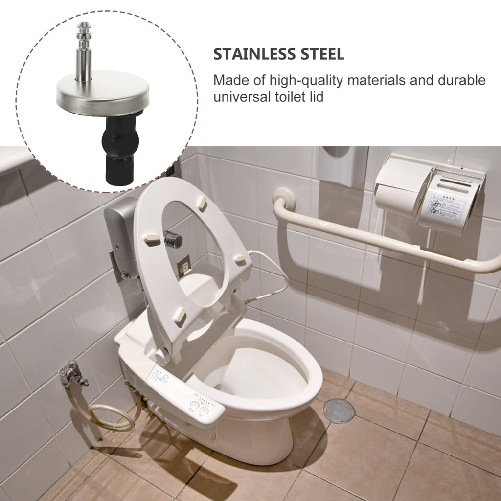 Toilet Seat Replacement Bidet Parts: 2pcs Seat Hinge Replacement Toilet Screws Cover Nuts Screws Mount Hardware - Hinge Fixings Nuts