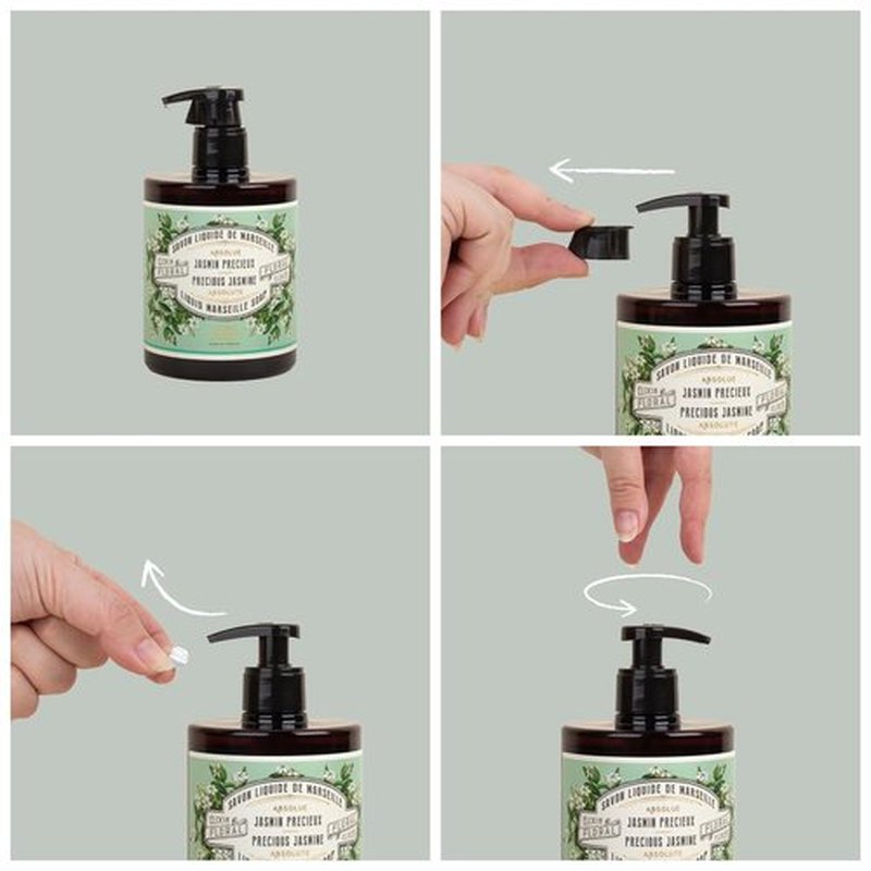 Panier des Sens - Moisturizing Liquid Hand Soap - Almond Hand Wash - French Marseille Soap with Coconut Oil - Refillable Kitchen & Bathroom Hand Soap - 96% Natural Ingredients -16.9 Fl.oz