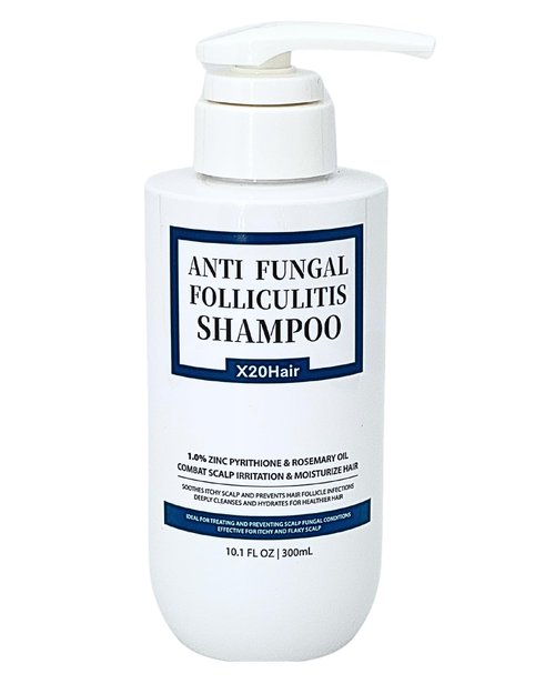 Folliculitis Shampoo with Zinc Pyrithione | Flake Control Dandruff Shampoo for Seborrheic Dermatitis & Scalp Psoriasis | Soothes Itchy, Dry Scalp | Cleanses Build-Up & Supports Healthy Follicles