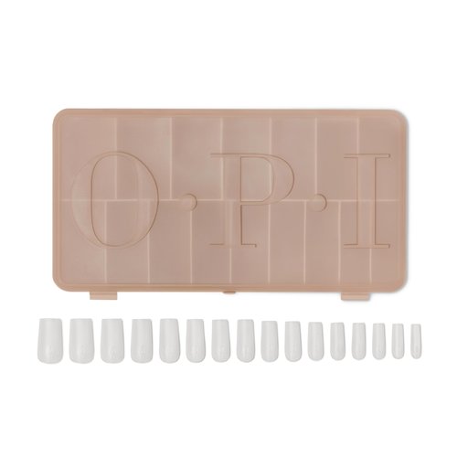 OPI GELevate Soft Gel, Nail Tips | Square Shape Extensions | Flexible & Natural Fit | 1 Box with 16 Sizes