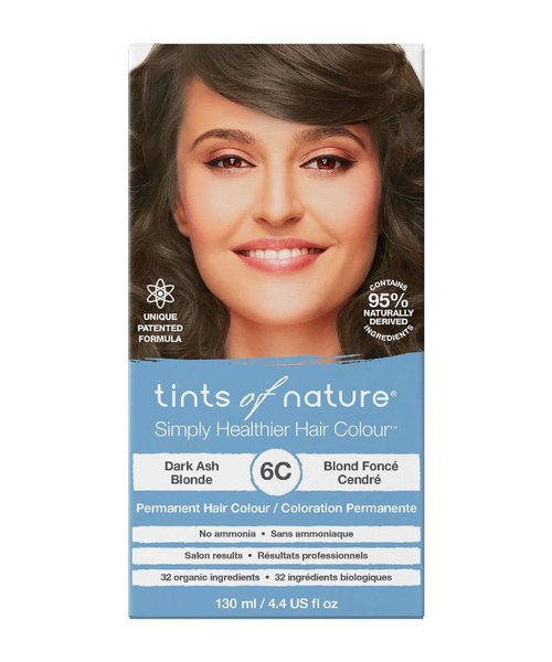Tints of Nature Dark Ash Blonde Hair Dye - Nourishing, Ammonia-Free Grey Coverage | 4.4 fl oz