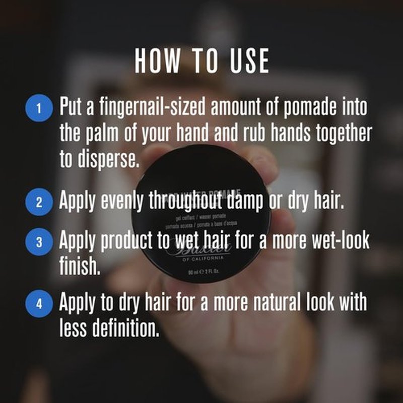 Baxter of California Hair Pomade for Men - Firm Hold & Shine Finish | Perfect for Hard Water