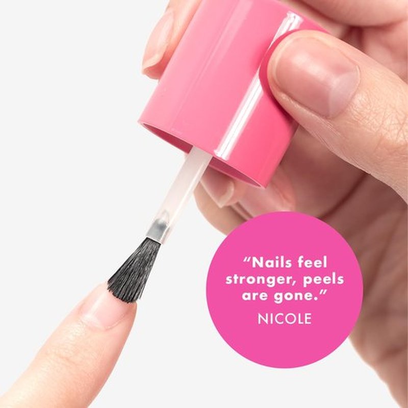 Olive & June Advanced Nail Strengthener | Powerful Treatment for Stronger, Longer Nails | Helps Prevent Chipping & Breaking | Can Be Worn Alone or Under Polish | Vegan & Cruelty-Free | 0.45 fl oz
