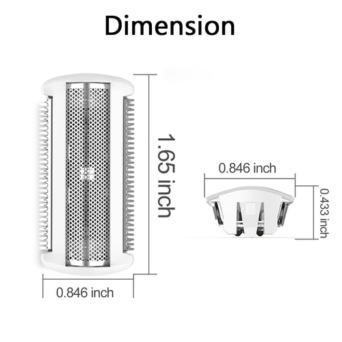2 Pack BRL140 Replacement Shaver Foil Head Compatible with Philips Women's Electric Shaver BRL140 BRL130 Wet and Dry