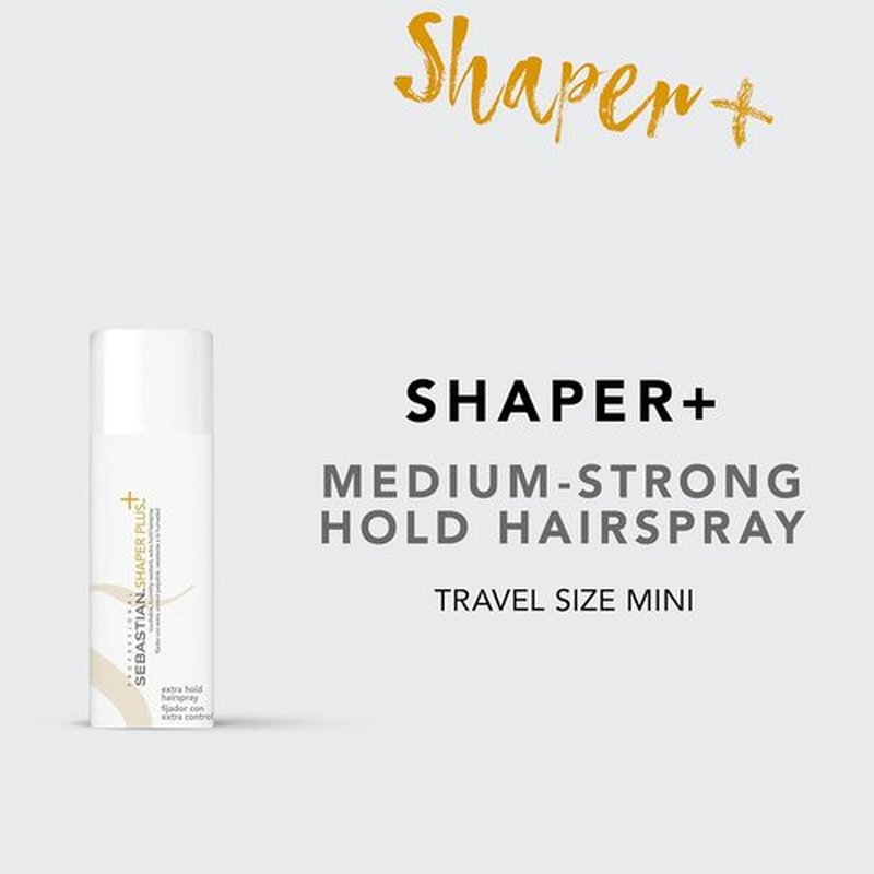 Sebastian Professional Shaper Plus Hairspray - Humidity Resistant Extra Hold | 24-Hour Flexible Control for All Hair Types