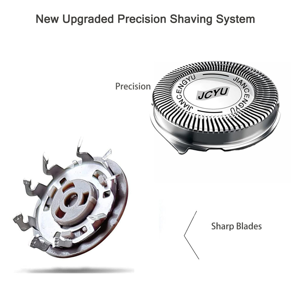 HQ8 Replacement Heads for Philips Norelco Aquatec Shavers, HQ8 for Norelco Replacement Heads,Razor Blades for PT720 PT730 AT880 AT810 AT815,HQ8 Blades New Upgraded,HQ8 Head Blades 3Pack & Brush