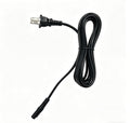 4.9FT Universal 2-Prong Power Cord, Replacement AC Cable for Projector, Speaker (Black)