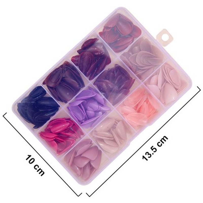 12Pack Sets Short Press on Nails 288Pcs Almond Fake Nails Solid Color False Nails Glossy Acrylic Artificial Fingernails Tips for Women DIY Manicure Art 12 Colors