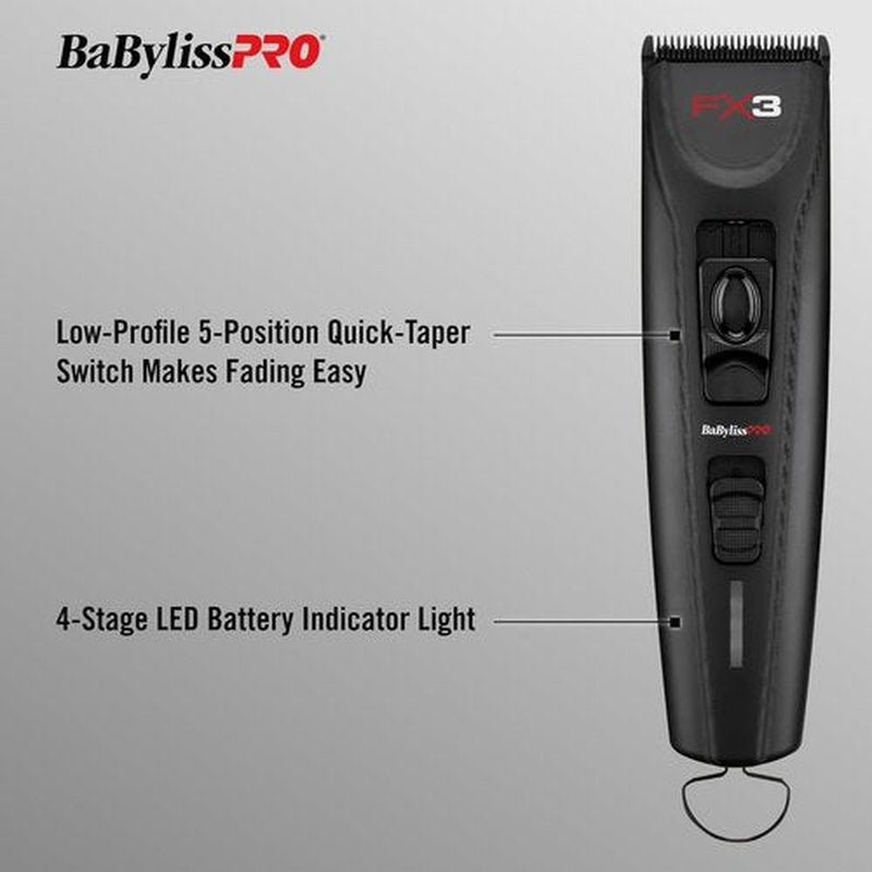 BaBylissPRO FX3 Collection | Professional Barber Tools for Precision Cutting and Styling