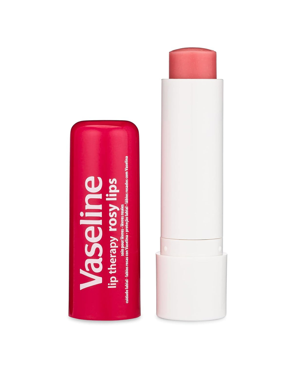 Vaseline Lip Therapy - Rosy Lip Balm for Fast-Acting Nourishment | 3-Pack of 0.16 Oz Each