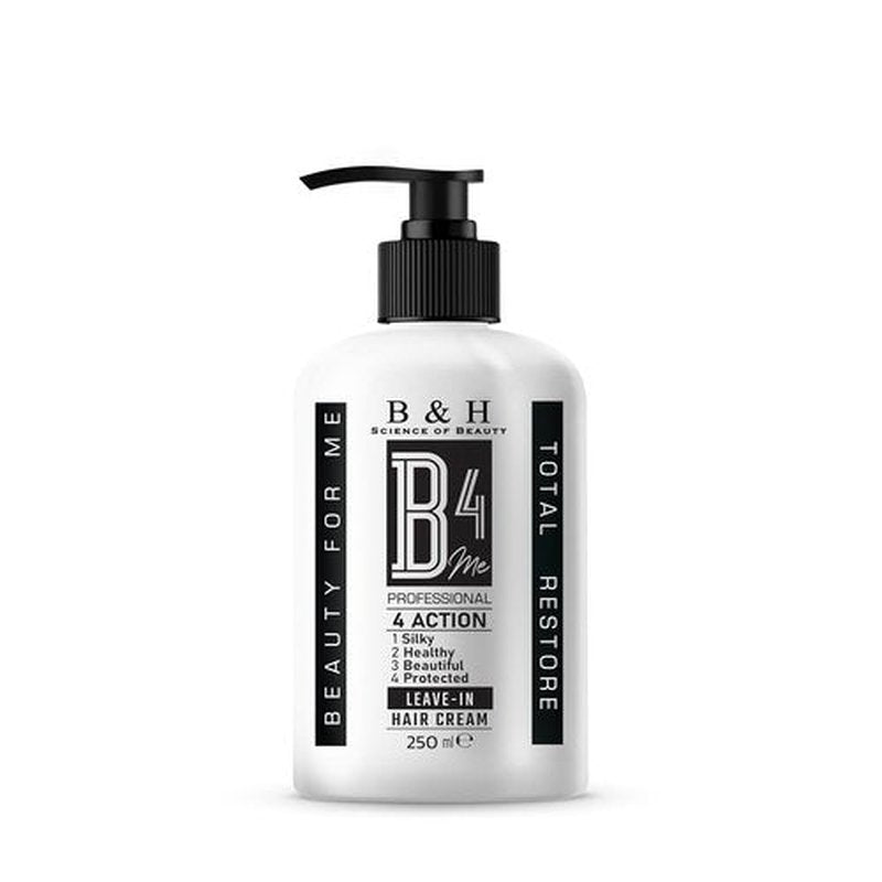 Beauty for Me Leave-In Hair Cream - B4Me Total Restore No-Rinse Repair & Softening Formula, 250ml / 8.45 fl oz