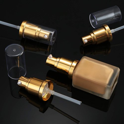 4 Pieces Replacement Foundation Pumps for Double Wear Foundation, Gold
