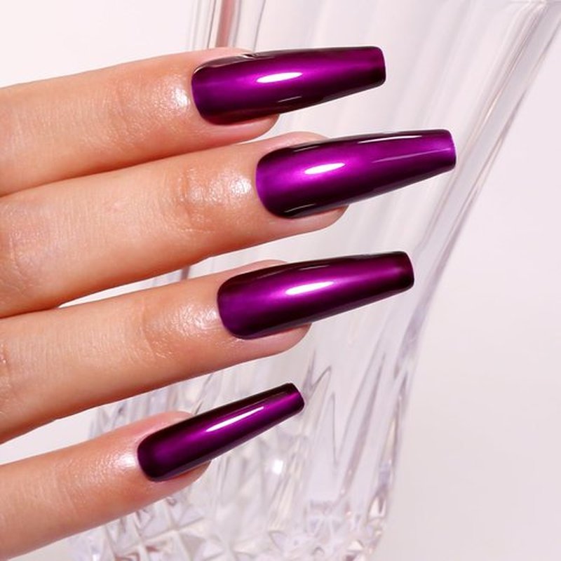 Imtiti Chrome Gel Nail Polish Set, 5 Color Jelly Sheer Metallic Nail Polish, Metal Mirror Effect, Chrome Polish, Soak off UV LED DIY Nail Art Salon Manicure, 6ml x 6